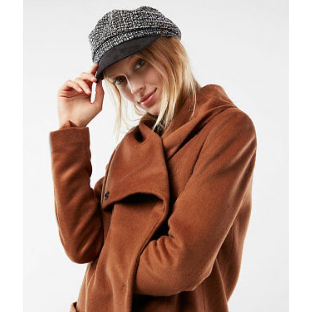 LIKE NEW EXPRESS Brown Wool Coat, S
